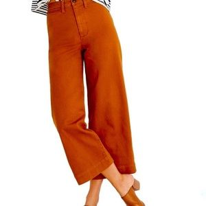 Madewell Curvy Slim Emmett Wide Leg Pant
